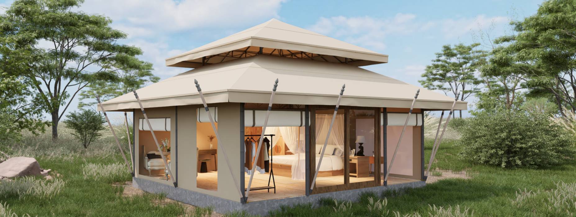 昂昂溪区户外野奢帐篷